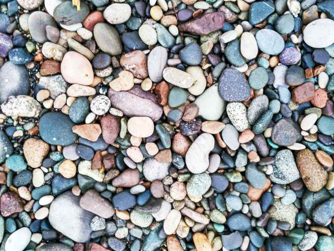 assorted colors rocks